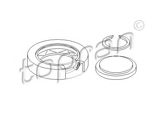 100087 TOPRAN (Germany) РЕМКОМПЛЕКТ ФЛАНЦА ПОЛУОСИ VW GOLFJETTAPASSAT, SEAT 100087 TOPRAN