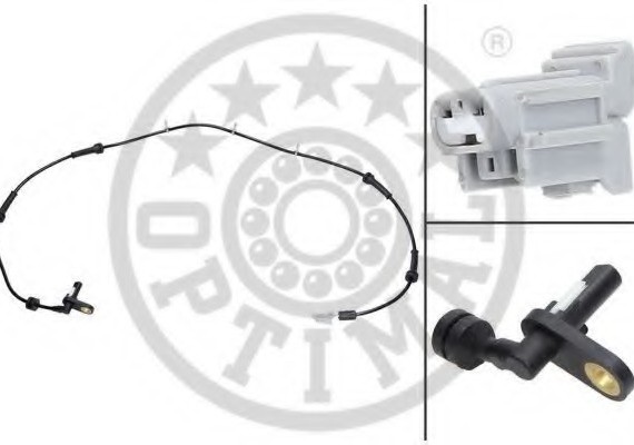 06S452 OPTIMAL Датчик abs перед.мост, справа nissa primera (p12) 06S452 OPTIMAL