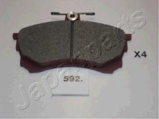 Колодки пер.диск.Mitsubishi Carisma 1 6 95-> PA592AF JAPANPARTS