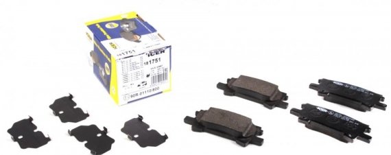 181751 ICER 181751_колодки дисковые задние! \ Lexus RX 300 03> 181751 ICER
