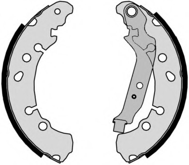 S83513 BREMBO (Германия) Колодки тормозные TOYOTA YARIS 06- задн.барабан. S83513 BREMBO