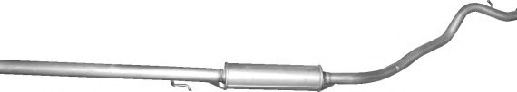 0910 POLMOstrow Глушитель СРЕДН ЧАСТЬ HONDA CR-V 2.0 4X4 97-01 0910 POLMOSTROW