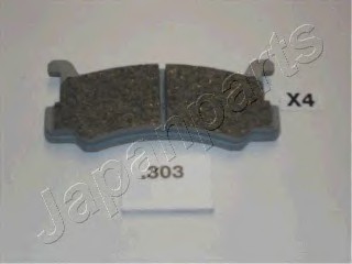 PP303AF JAPAN Комплект тормозных колодок, дисковый тормоз PP303AF JAPANPARTS