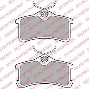 LP1917 DELPHI К-т колодок Re TO Av(T22) 09.97-, Cor(E11) 00-02 LP1917 DELPHI