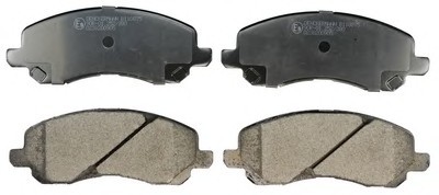 B110875 Denckermann КОМПЛЕКТ ТОPМОЗНЫХ КОЛОДОК ДИСКОВЫЙ ТОPМОЗ B110875 DENCKERMANN