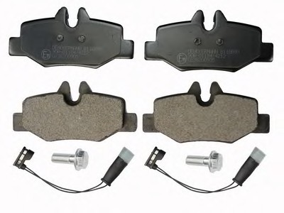 B110893 Denckermann Комплект тоpмозных колодок дисковый тоpмоз B110893 DENCKERMANN