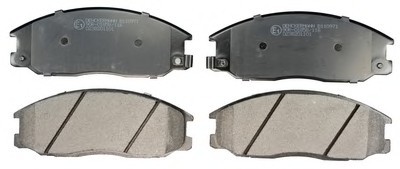 B110971 Denckermann КОМПЛЕКТ ТОPМОЗНЫХ КОЛОДОК ДИСКОВЫЙ ТОPМОЗ B110971 DENCKERMANN