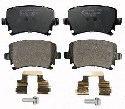 B110859 Denckermann КОМПЛЕКТ ТОPМОЗНЫХ КОЛОДОК ДИСКОВЫЙ ТОPМОЗ B110859 DENCKERMANN
