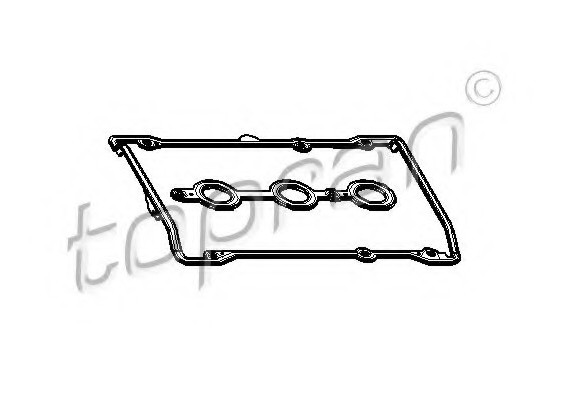 109437 TOPRAN (Germany) Комплект прокладок, крышка головки цилиндра 109437 HANS PRIES