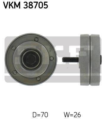 VKM38705 SKF Ролик модуля натягувача ременя