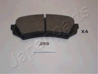 Фото колодки торм. диск.задн. Land Cruiser 100 PP259AF JAPANPARTS PP259AF JAPAN PP259AF JAPAN Колодки торм. диск.задн. Land Cruiser 100 PP259AF JAPANPARTS