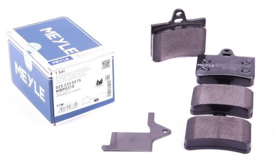 0252330515 MEYLE Комплект тормозных колодок, дисковый тормоз 0252330515 MEYLE