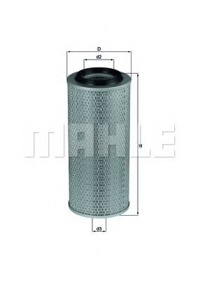 Фільтр повітряний MB (001 094 8204) KNECHT LX275 KNECHT-MAHLE