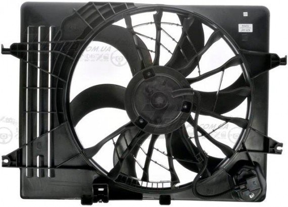 253803R200 MOBIS Ціна з доставкою з Кореї Диффузор радиатора в сборе Azera 11~ Cadenza 11~