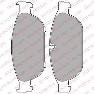 LP2301 DELPHI К-т торм. колодок Fr VAG A7 Sportback, A8 10- LP2301 DELPHI