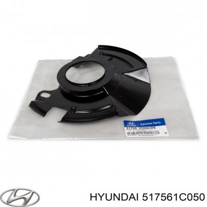 COVER-FR BRAKE DISC DUST RH 517561C050DS HYUNDAI/KIA/MOBIS