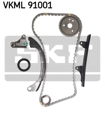 VKML91001 SKF КОМПЛЕКТ ЦЕПИ ГРМ TOYOTA YARIS 1.0 16V 99-05 VKML91001 SKF