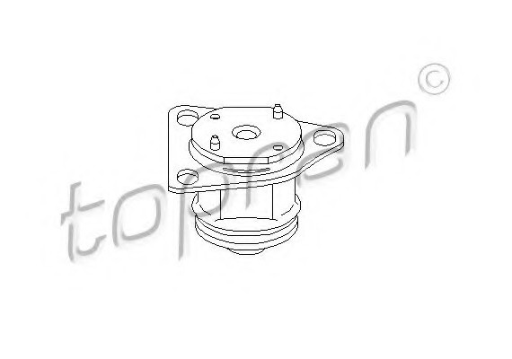 103734 TOPRAN (Germany) ПОДУШКА КПП ЛЕВ. ЗАДН. AUDI 100 56 CYL. 191- 103734 TOPRAN