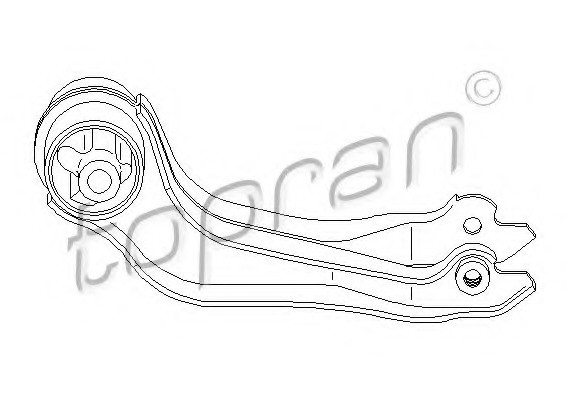 110141 TOPRAN (Germany) ПОДУШКА Двигателя VW T-4 1.9-2.5 09.90-04.03 110141 TOPRAN