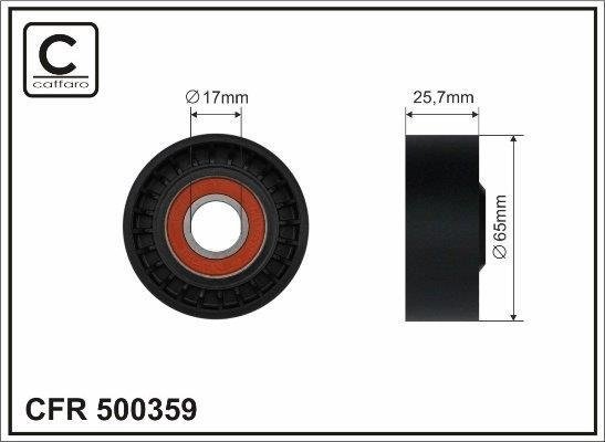 500359 CAFFARO Ролик п/клин. ремня MA 3 13-, 6 12-, CX-3/5 500359 CAFFARO