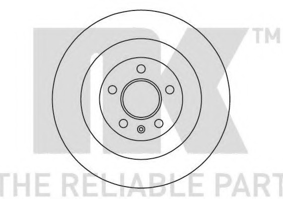 2047130 NK Гальмівний диск