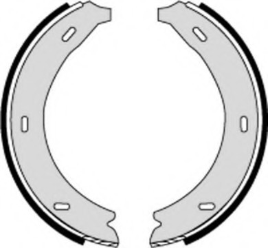 S50509 BREMBO (Германия) Колодки тормозные MB VITO 96-03 стоян.торм. S50509 BREMBO