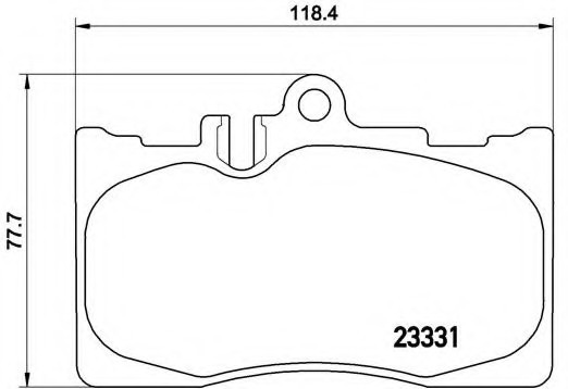 P83058 BREMBO (Германия) Комплект тормозных колодок, дисковый тормоз P83058 BREMBO