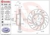 Тормозной диск Fr MB SL (R230) окр. 03-12 09948121 BREMBO