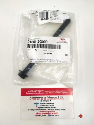 Болт маслянного насоса( 21381-2G000) 2.0 G4KD 213812G000