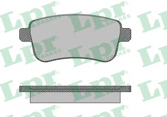 05P1484 LPR Комплект гальмівних колодок з 4 шт. дисків