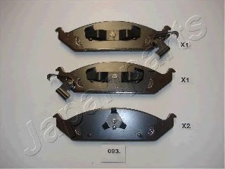 Колодки торм. дисковые Stratus (95-01) PA093AF JAPANPARTS