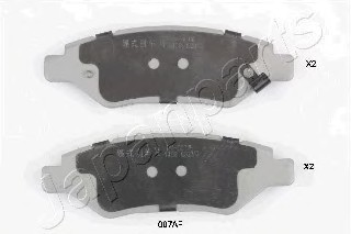PP007AF JAPAN Колодки торм. диск. Cadillac CTS (08-) PP007AF JAPANPARTS