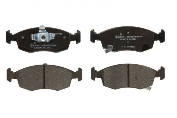 LP2274 DELPHI Комплект тормозных колодок, дисковый тормоз LP2274 DELPHI