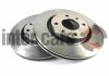 Диск гальмівний Fr PSA 1007,206,207,307,Part BG3620 DELPHI