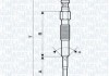 UY11A Свеча НАКАЛА OPEL 2.0CDTI 07- UY11A MAGNETI-MARELLI
