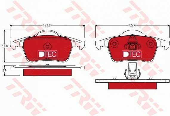 GDB1389DTE TRW / LUCAS (Германия) Колодки тормозные дисковые, комплект GDB1389DTE LUCAS/TRW