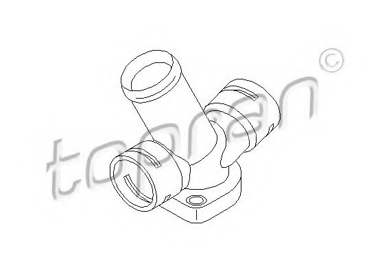 107613 TOPRAN (Germany) ФЛАНЕЦ СИСТ. ОХЛ. (Для ДАТЧИКОВ) VW T4 2,4D 107613 TOPRAN