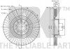 204786 NK 204786NKДИСК ТОРМОЗНОЙ ПЕРЕДНИЙ AUDI A3, VW PAS 204786 NK (фото 2)