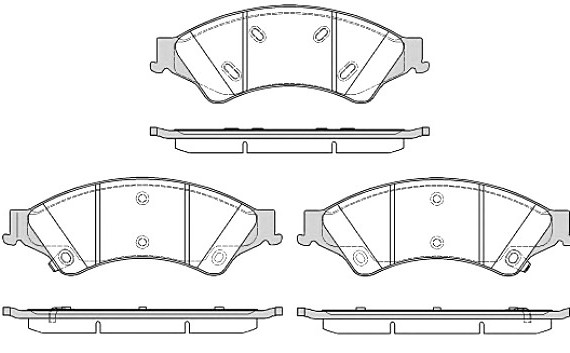 2152402 ROADHOUSE Колодки торм.диск. FORD RANGER (04/11-) 2152402 ROADHOUSE