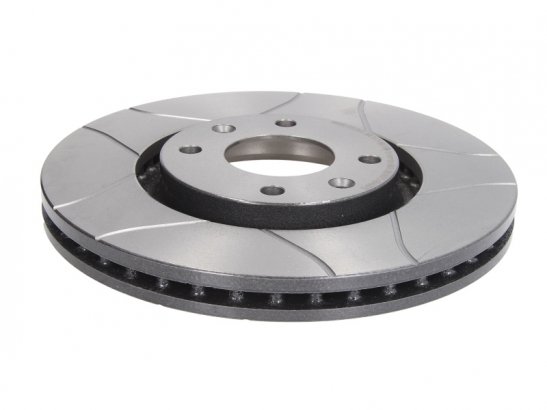 09876075 BREMBO (Германия) Диск тормозной вентилируемый с насечками 09876075 BREMBO