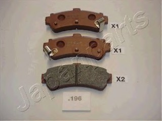 PP196AF JAPAN Колодки задні дисковые NISSAN Almera PP196AF JAPANPARTS