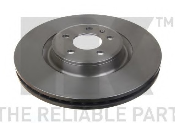 Диск тормозной audi a6a7q5 08- передний вент. 2047154 NK