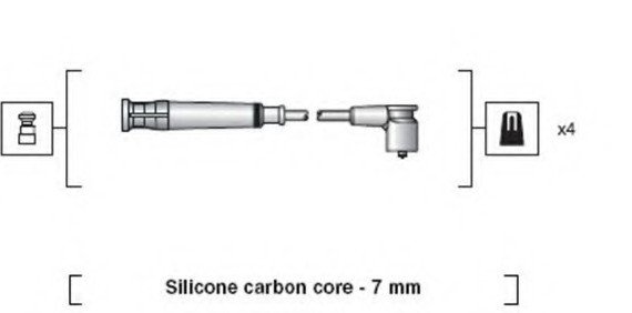 941318111269 MAGNETI MARELLI (Италия) Комплект проводов зажигания 941318111269 MAGNETI MARELLI