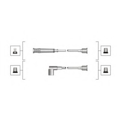 MSQ0095 MAGNETI MARELLI (Италия) Провода высоковольтные, комплект MSQ0095 MAGNETI MARELLI