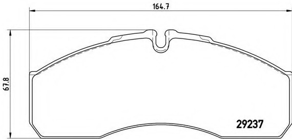 P50083 BREMBO (Германия) Гальмівні колодки дискові Гальмівні колодки дискові
