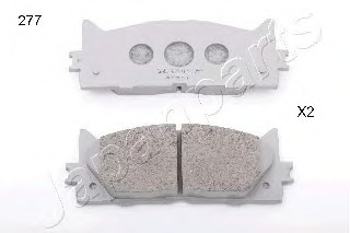 PA277AF JAPAN Колодки торм.пер. Lexus ES 3.5 (06-) PA277AF JAPANPARTS