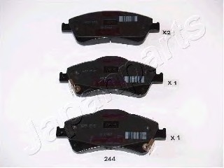 PA244AF JAPAN Колодки торм. диск. Auris 2.0 (07-) PA244AF JAPANPARTS