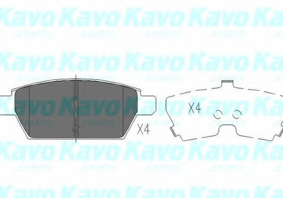 KBP4554 KAVO (Нидерланды) Колодки тормозные задні MAZDA 6 05- KBP4554 KAVO PARTS
