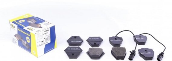 Фото комплект тормозных колодок, дисковый тормоз 181571 ICER 181571 ICER 181571 ICER Комплект тормозных колодок, дисковый тормоз 181571 ICER