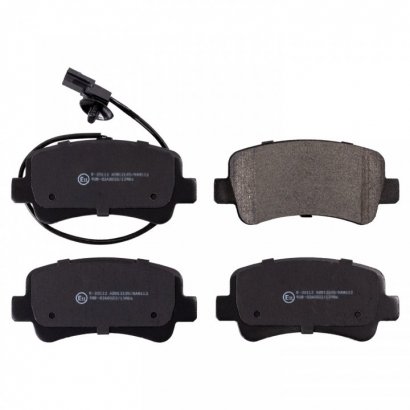 Фото комплект гальмівних колодок, дискове гальмо 16843 FEBI 16843 FEBI (Germany) 16843 FEBI (Germany) Комплект гальмівних колодок, дискове гальмо 16843 FEBI